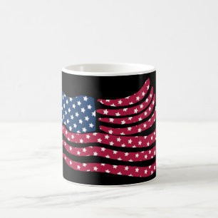Red White And Blue Flag Design Coffee Mug