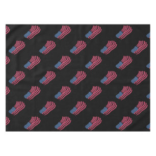 Red White And Blue Flag Design  Tablecloth
