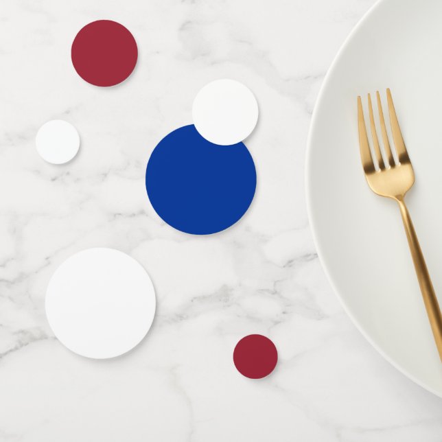 Red White and Blue Fourth of July America Theme Confetti (Group)