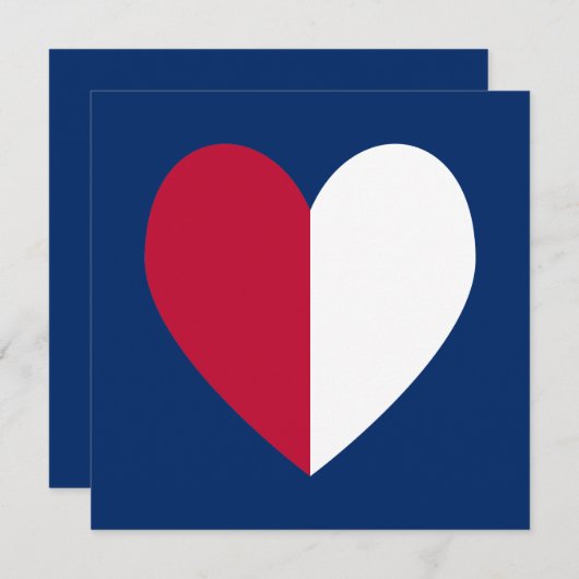 Red White and Blue Heart (Front/Back)