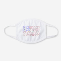 Red White and Blue Hearts and Stars