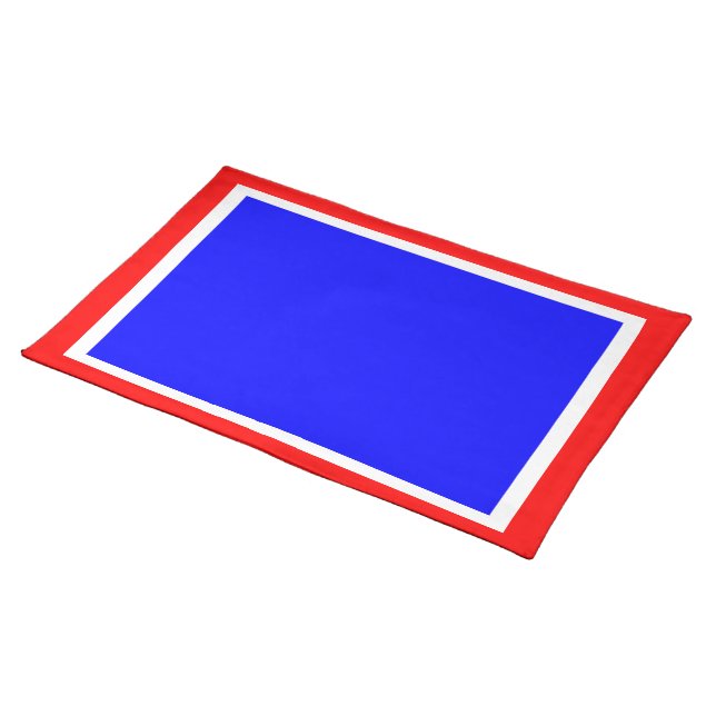 Red White and Blue Independence Placemat (On Table)