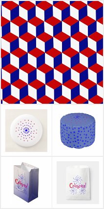 Red, White and Blue - July 4th