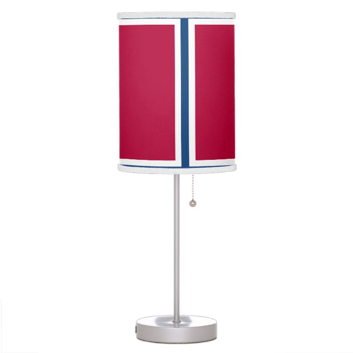 Red White and Blue Lamp