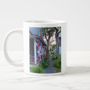 Red, White and Blue - Martha's Vineyard Giant Coffee Mug