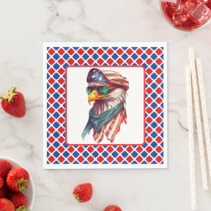 Red White And Blue Napkins
