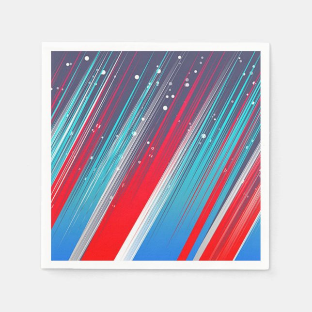 Red, White and Blue Napkins (Front)