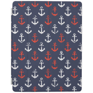 Red White And Blue Navy Pattern iPad Smart Cover