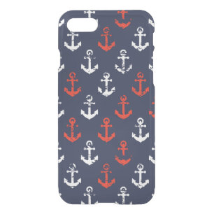 Red White And Blue Navy Pattern iPhone SE/8/7 Case
