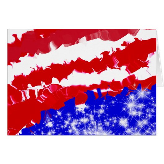red white and blue number one cards (Front Horizontal)