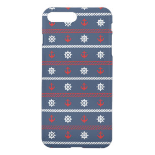 Red White And Blue Ocean Pattern iPhone 8 Plus/7 Plus Case