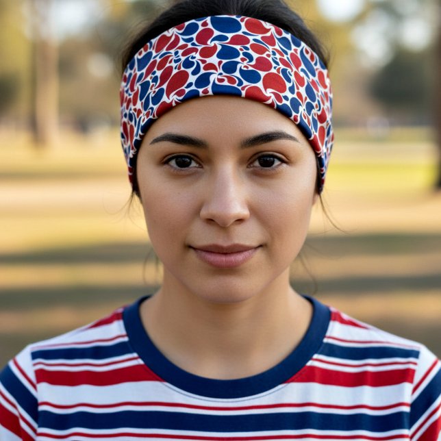 Red white and blue paisley bandana (Creator Uploaded)
