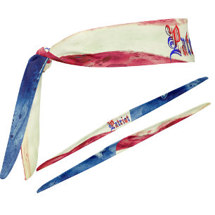 Red White and Blue PATRIOT Tie Headband