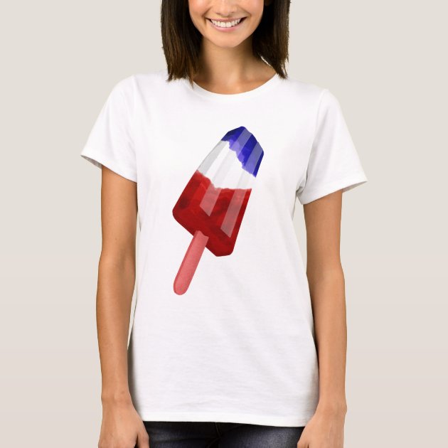 Red white and hot sale blue popsicle shirt