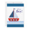 Red White and Blue Sailboat Baby Boy Shower