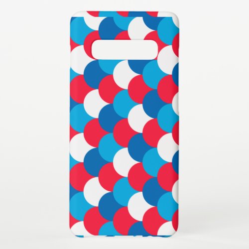 Red White and Blue Samsung Galaxy S10+ Case