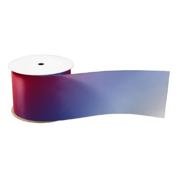 Red  White And Blue Satin Ribbon by Brookelorren at Zazzle