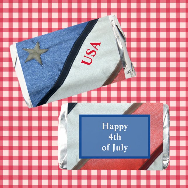 Red White and Blue Stars and Stripes American Flag Hershey's Miniatures (Creator Uploaded)