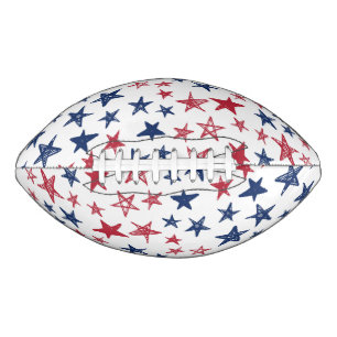 Red, White and Blue Stars  Football