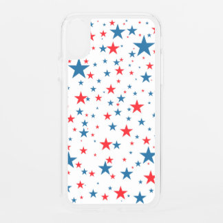 red white and blue stars iPhone XR case