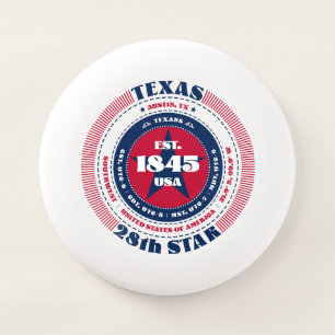 Red, White, and Blue State of Texas Wham-O Frisbee
