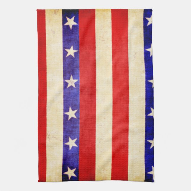 Red, White and Blue Towel (Vertical)
