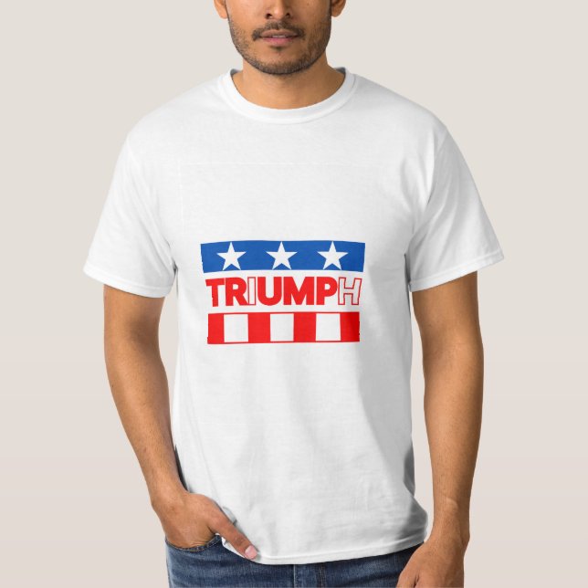 Red White and Blue TRIUMPH tee (Front)