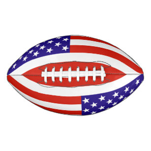 Red White And Blue Footballs