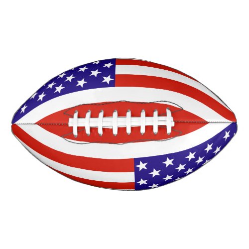 RedWhite and Blue USA Flag Football