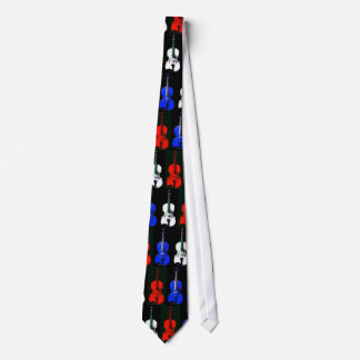 Red, White and Blue Violin Tie - Customized