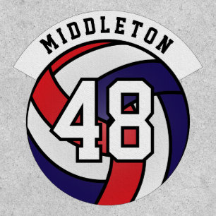 Red, White and Blue Volleyball 🏐 Patch