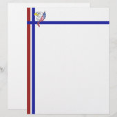 Red White and Blue with Eagle (Front/Back)