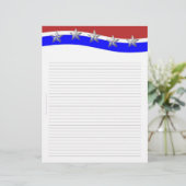 Red White and Blue with Stars pages (Standing Front)