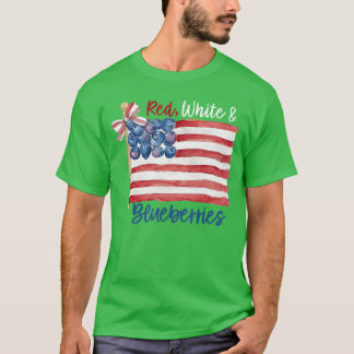Red White and Blueberries girl boy T-Shirt