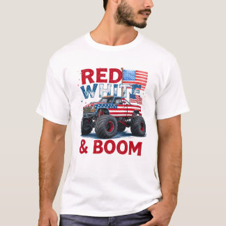 Red White And Boom Tee, Funny 4th of July Shirt