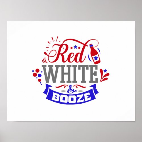 Red White and Booze Poster