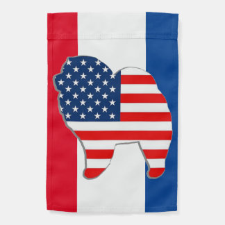 RED WHITE AND CHOW  yard flag