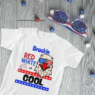 “Red, White, and COOL” Personalized  T-Shirt