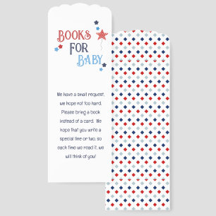 Red White and Due Books for Baby Bookmark