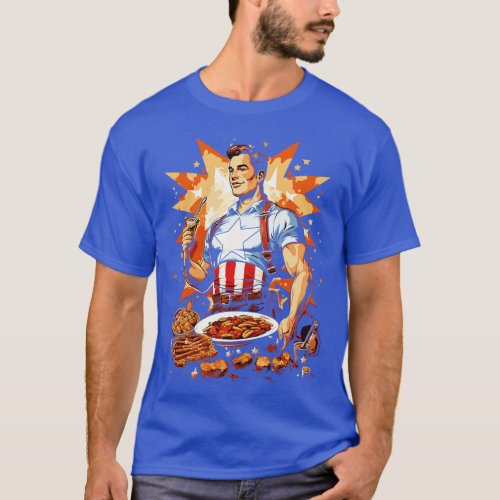 Red White and Grateful American Thanksgiving T_Shirt