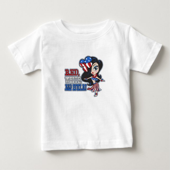 Red, White and Hula Infants & Toddler T-shirts (Front)