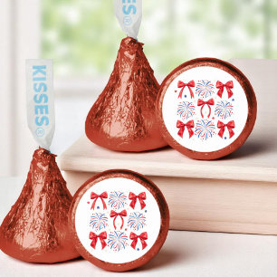 Red White and Two July Girl 2nd Birthday Hershey®'s Kisses®