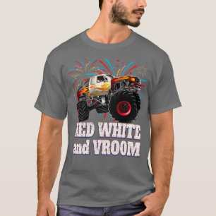 Red White and Vroom 4th of July T-Shirt