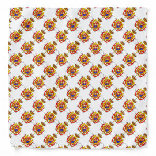 Red White Banner Grand Duchy of Tuscany Bandana