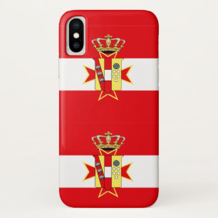 Red White Banner Grand Duchy of Tuscany iPhone X Case
