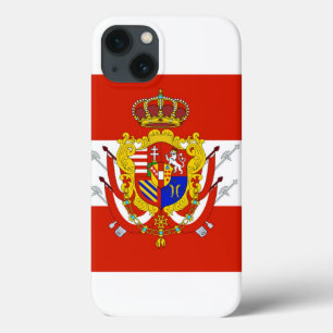 Red White Banner Grand Duchy of Tuscany iPhone 13 Case