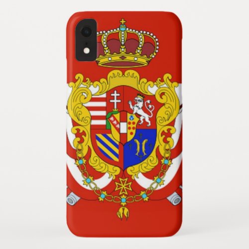 Red White Banner Grand Duchy of Tuscany iPhone XR Case