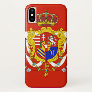 Red White Banner Grand Duchy of Tuscany iPhone X Case