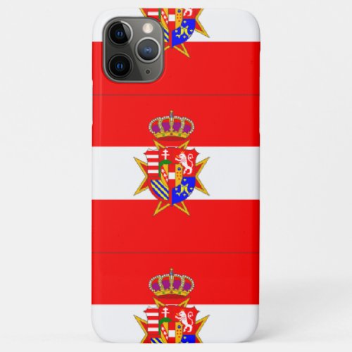 Red White Banner Grand Duchy of Tuscany iPhone 11 Pro Max Case