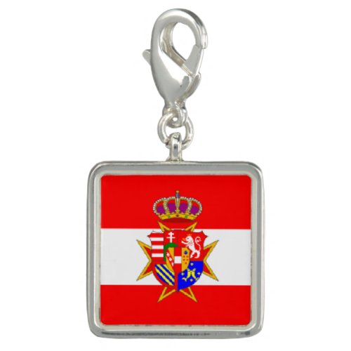 Red White Banner Grand Duchy of Tuscany Charm